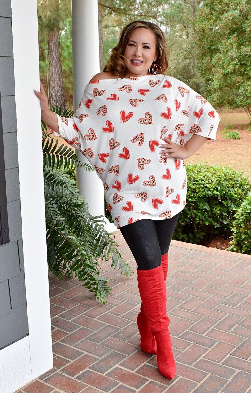 Close To My Heart Print Top