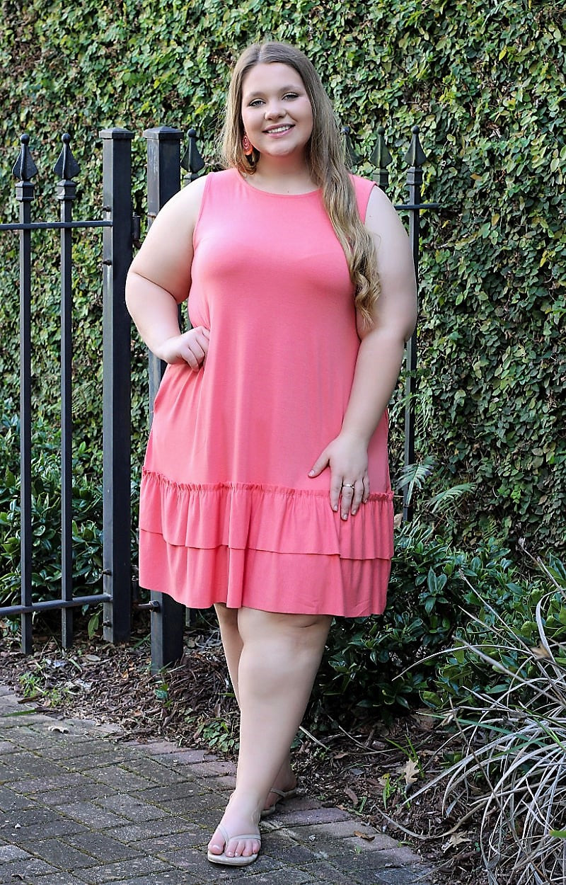 Load image into Gallery viewer, Goodbye For Now Dress - Coral