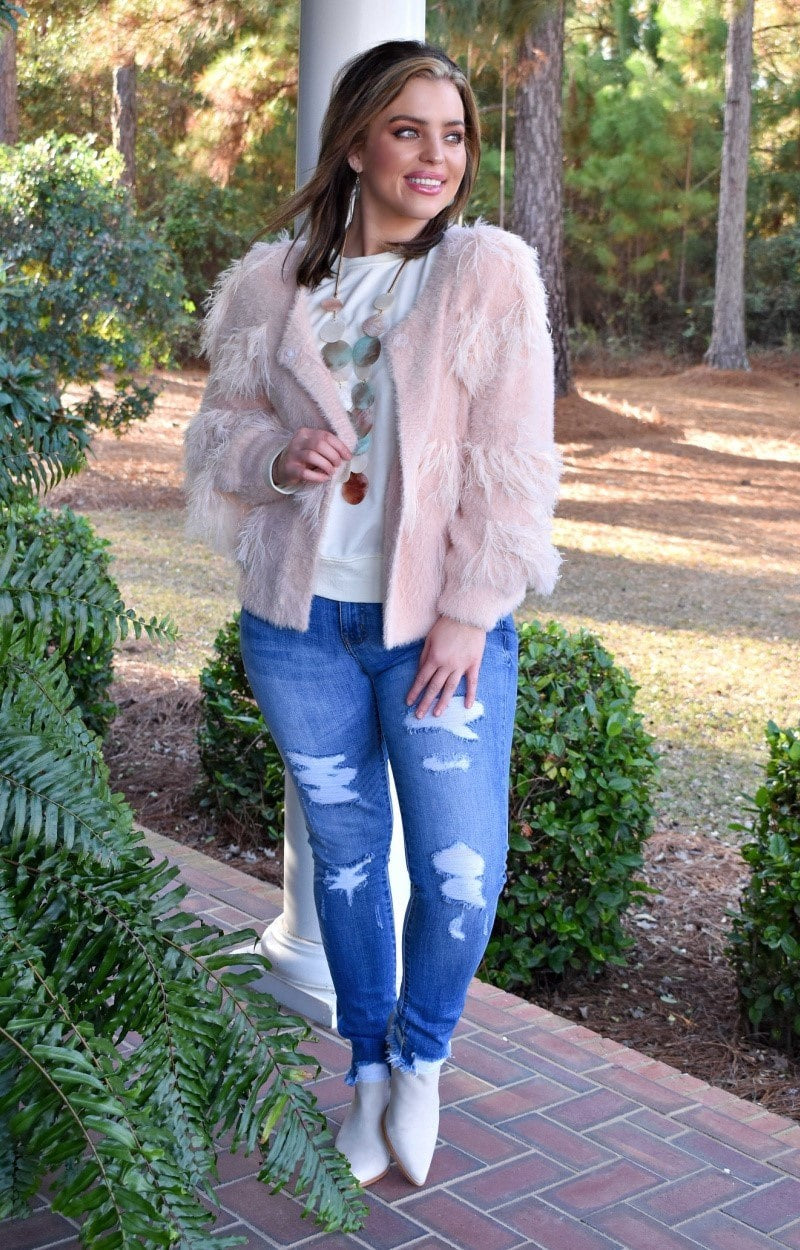 Load image into Gallery viewer, Glam Affair Jacket - Blush