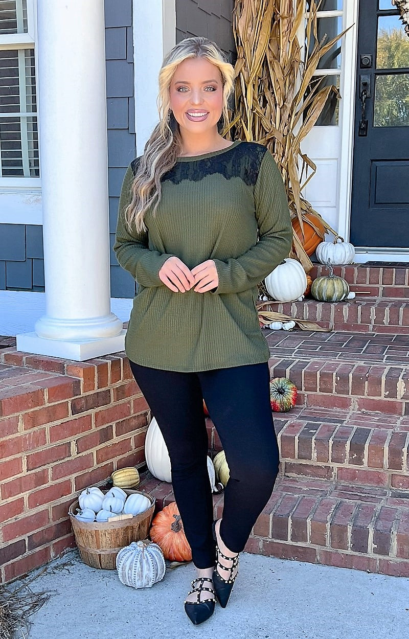 Won't Leave You Top - Olive