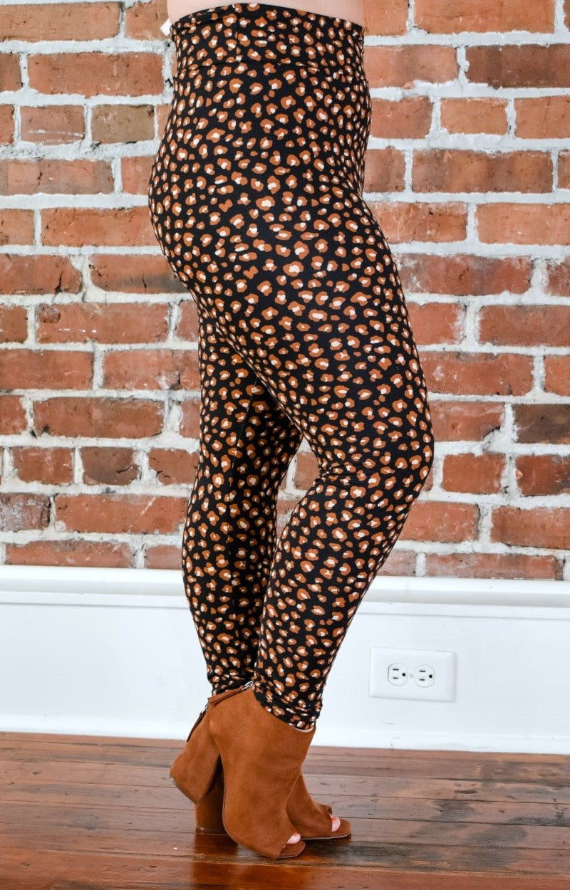 Just Roll With It Leopard Print Leggings