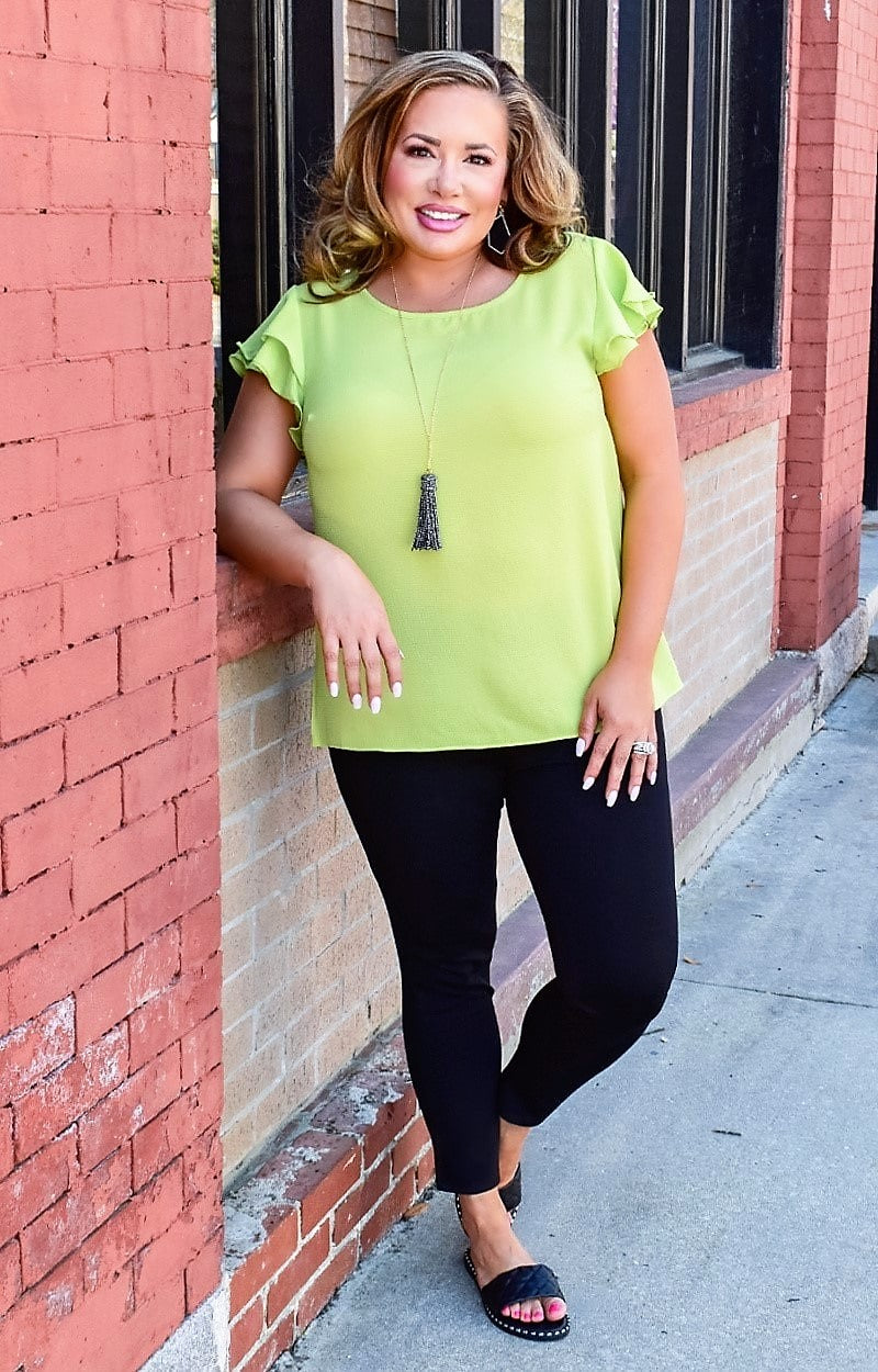 Just Lovely Top - Lime