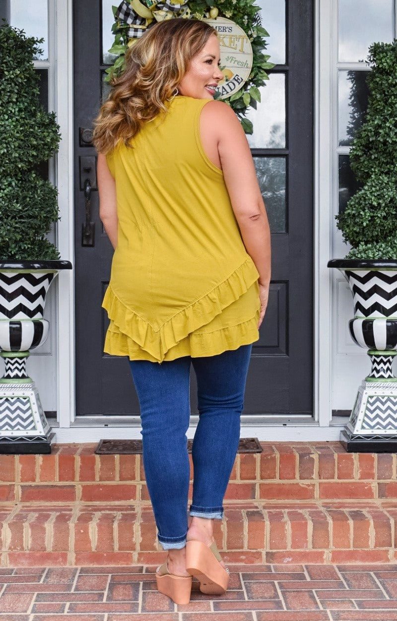 Load image into Gallery viewer, Forever Flattering Top - Chartreuse
