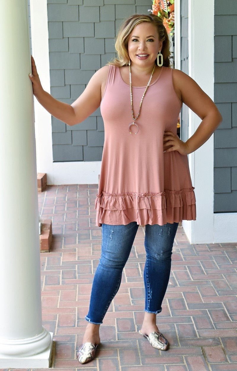 Load image into Gallery viewer, Always A Joy Tunic Tank - Mauve