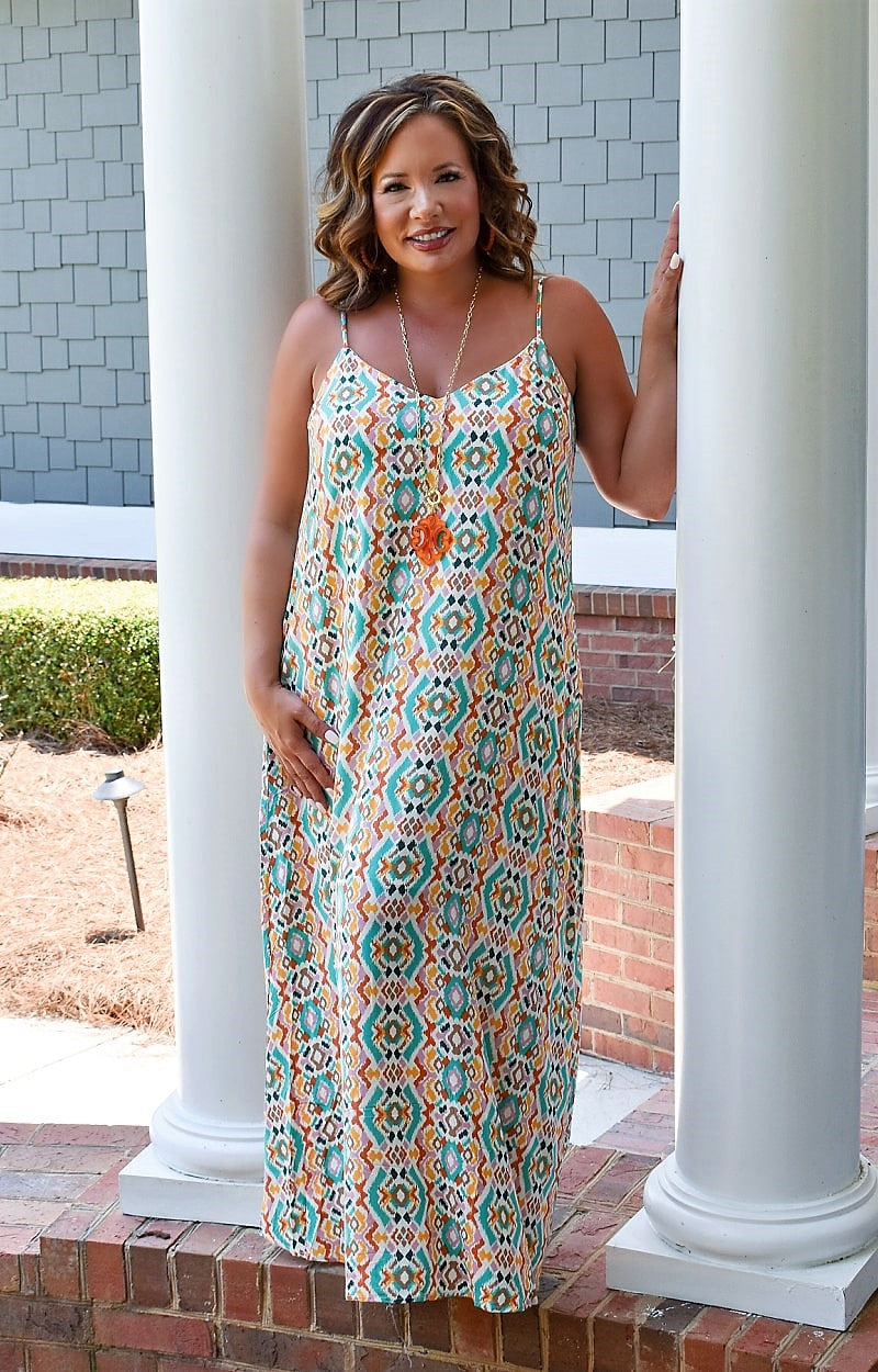 Load image into Gallery viewer, Unforgettable Moments Print Maxi Dress - Multi