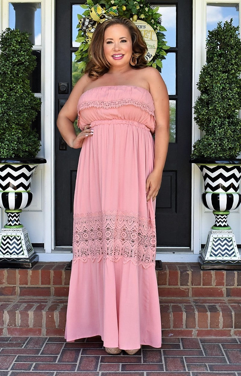 Easy To Love Maxi Dress - Rose