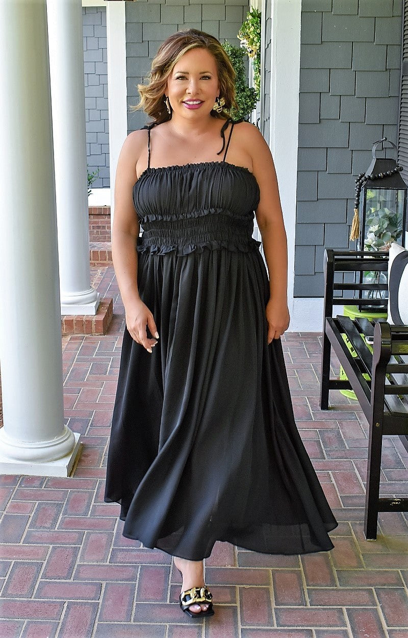 Coming Back For More Maxi Dress - Black