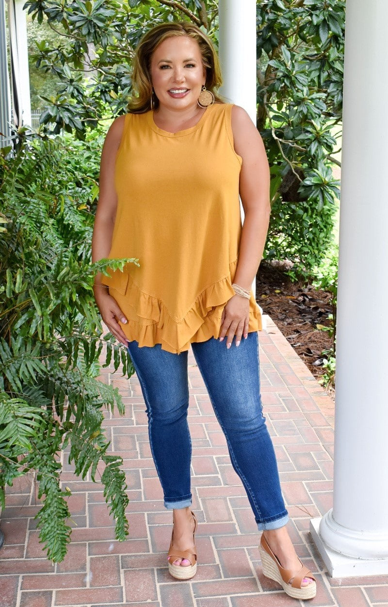 Load image into Gallery viewer, Forever Flattering Top - Mustard