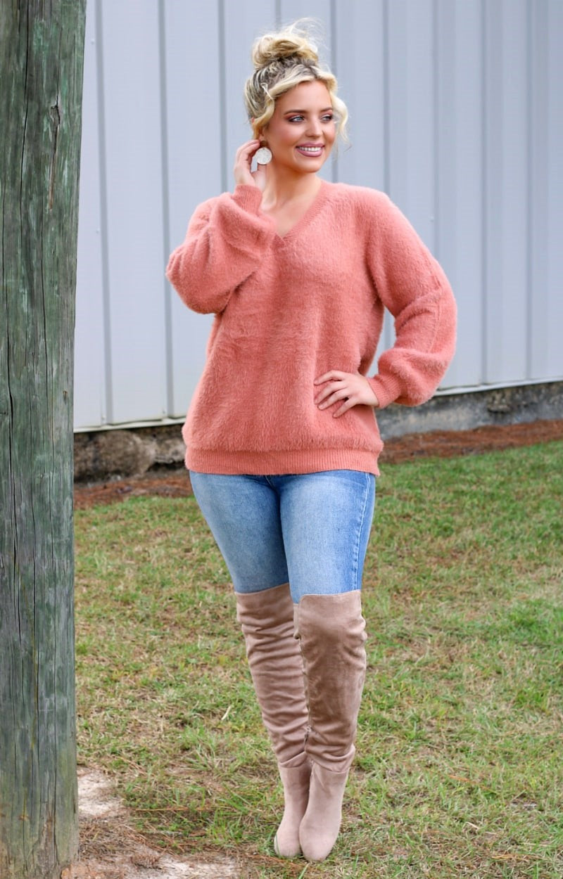 Higher Affection Sweater - Mauve