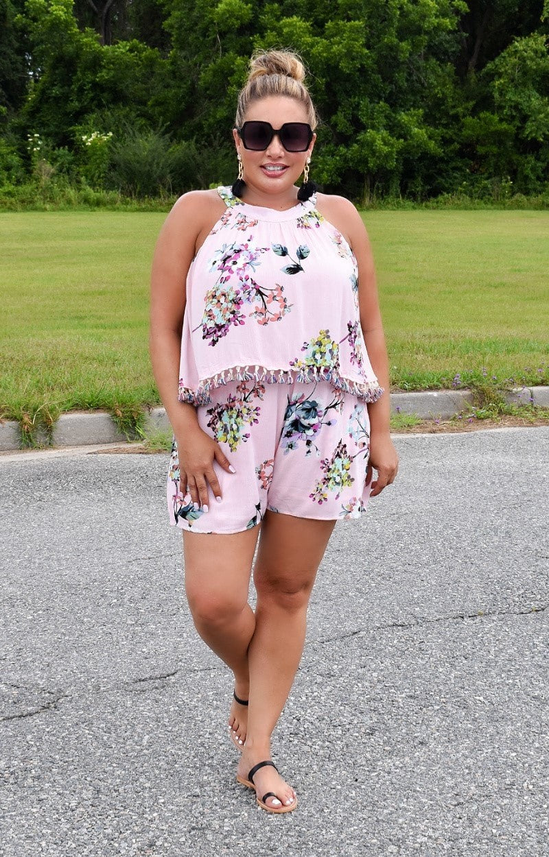 Load image into Gallery viewer, My Sweet Forever Floral Romper - Pink