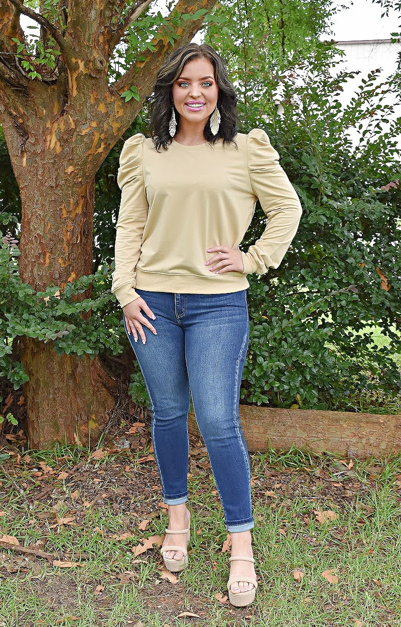 Totally Ready Top - Beige