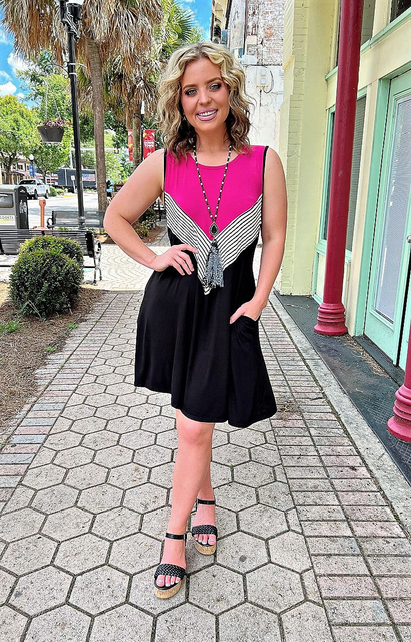 Somebody Loves You Colorblock Dress