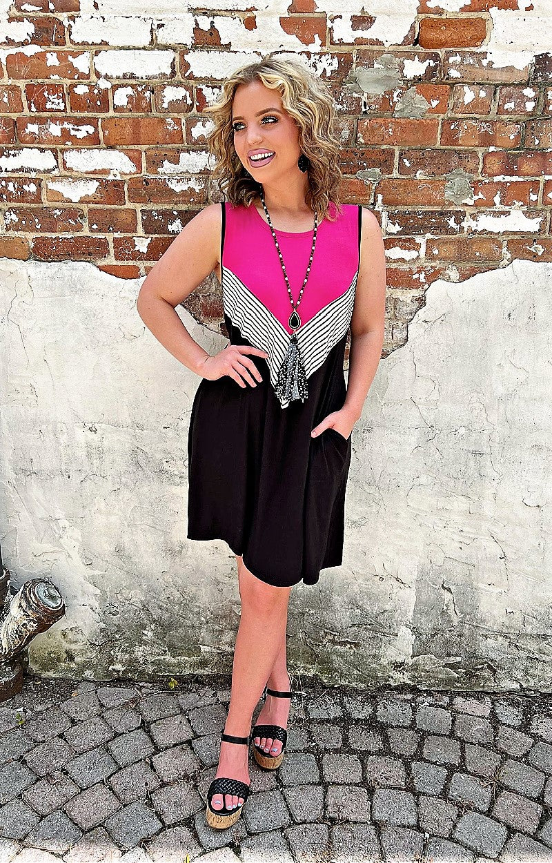 Somebody Loves You Colorblock Dress