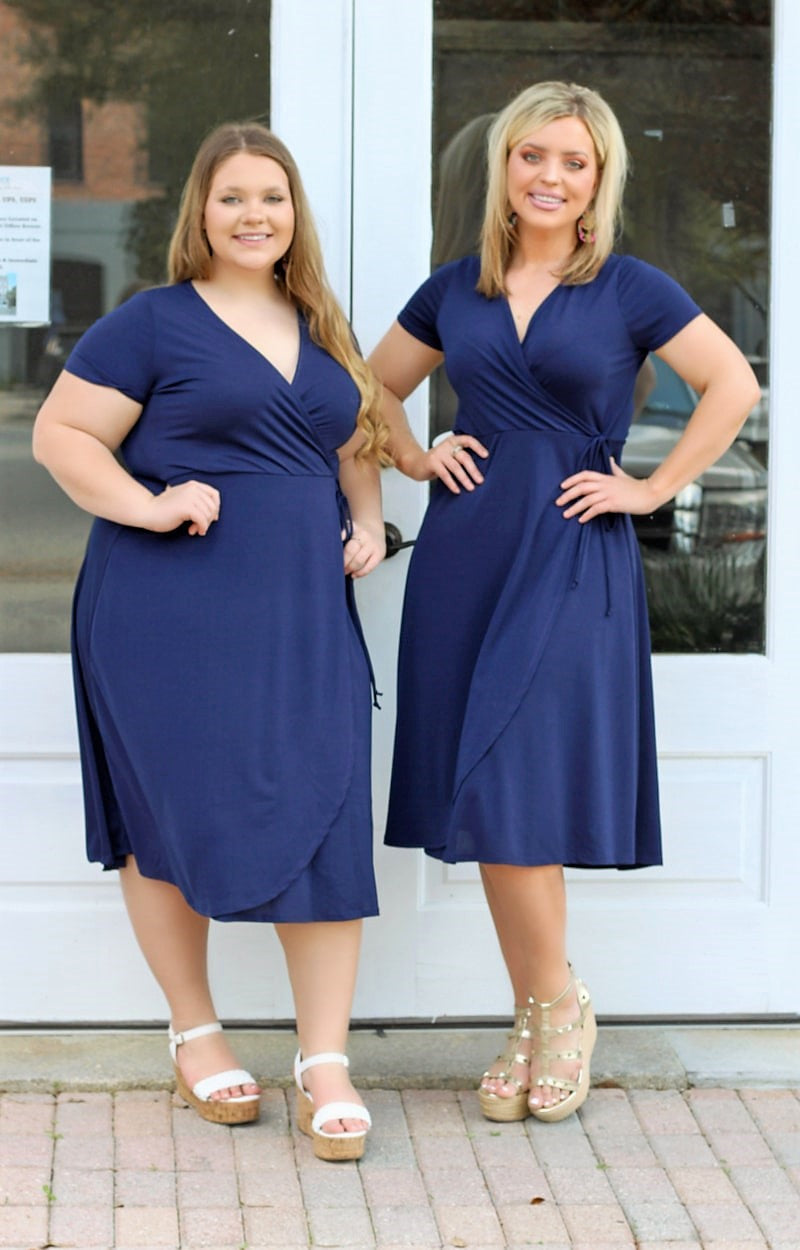 Load image into Gallery viewer, Born To Lead Dress - Navy
