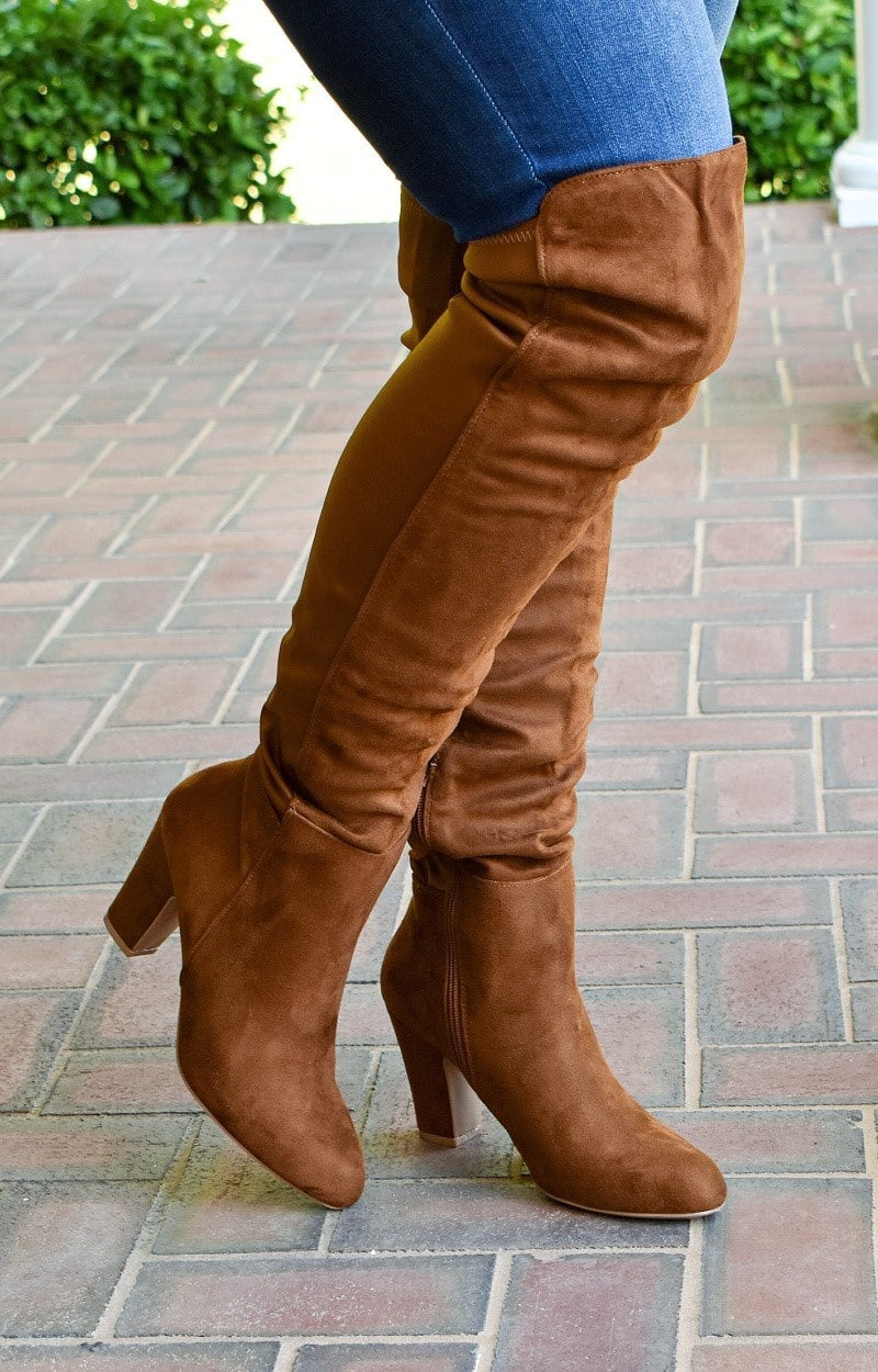 CHINESE LAUNDRY - Canyons Over The Knee Boots - Honey Brown