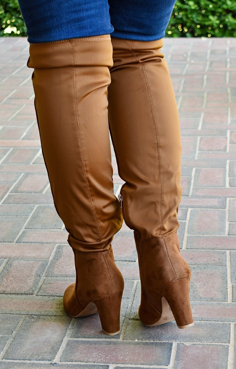 Load image into Gallery viewer, CHINESE LAUNDRY - Canyons Over The Knee Boots - Honey Brown