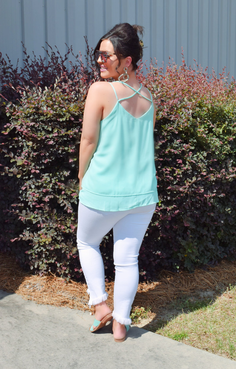 Graciously Yours Top - Mint