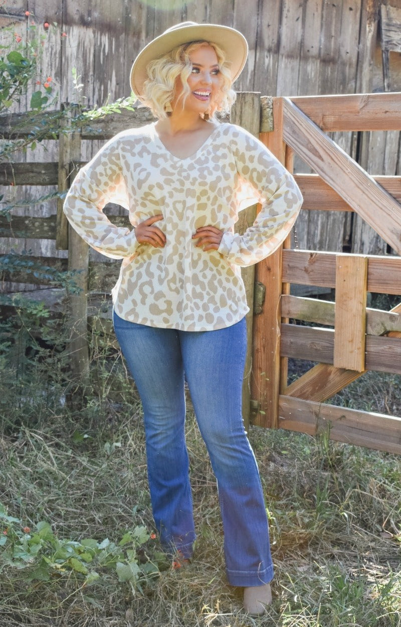 Load image into Gallery viewer, The Time Is Right Leopard Print Pullover