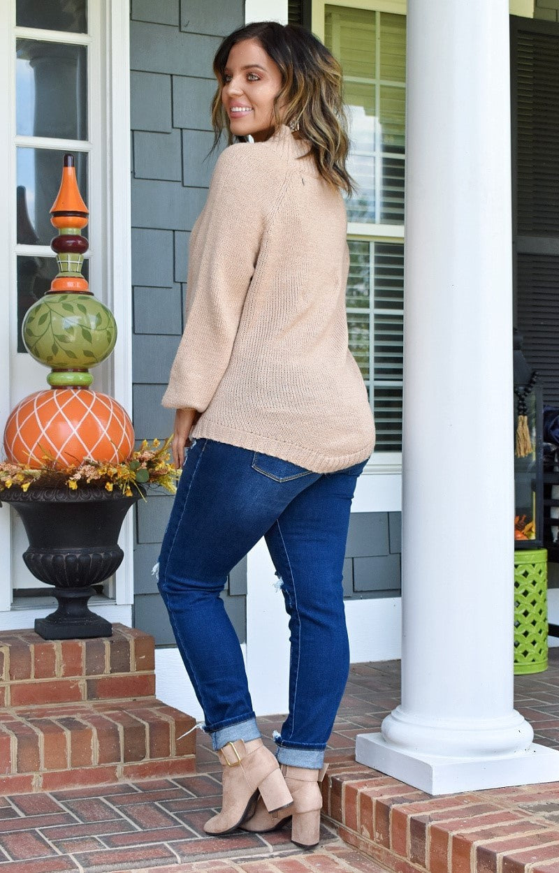 Load image into Gallery viewer, A Weekend Away Sweater - Mocha