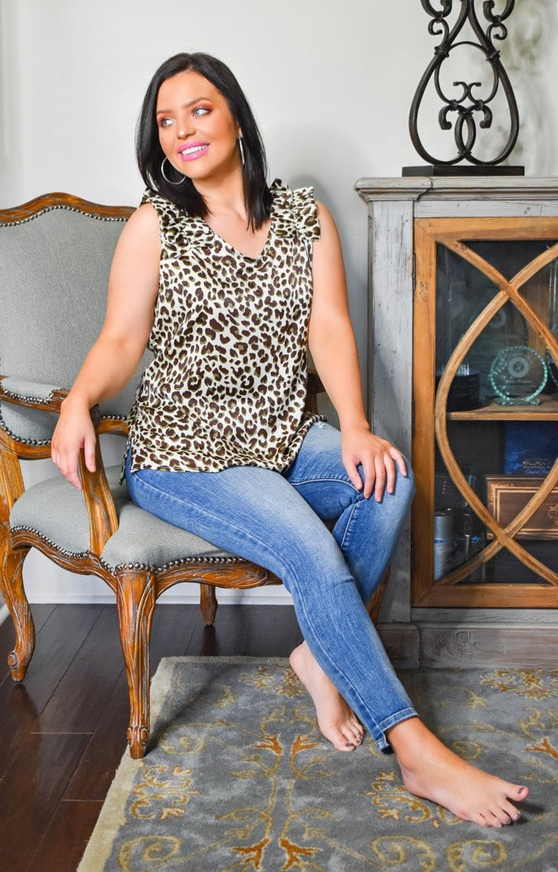 Walk With Me Leopard Print Top