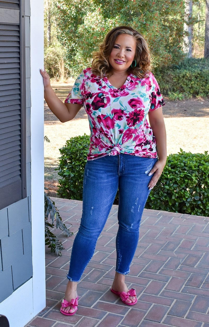 Load image into Gallery viewer, Sweet Miracles Floral Top - Multi