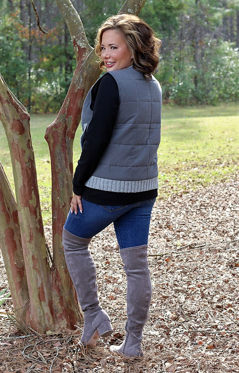 Load image into Gallery viewer, Chic &amp; Cozy Vest - Gray