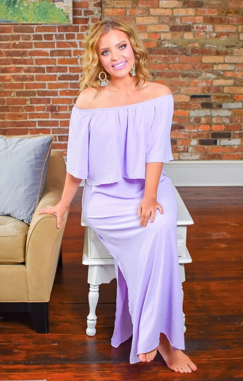 Load image into Gallery viewer, Hold My Heart Maxi Dress - Lavender