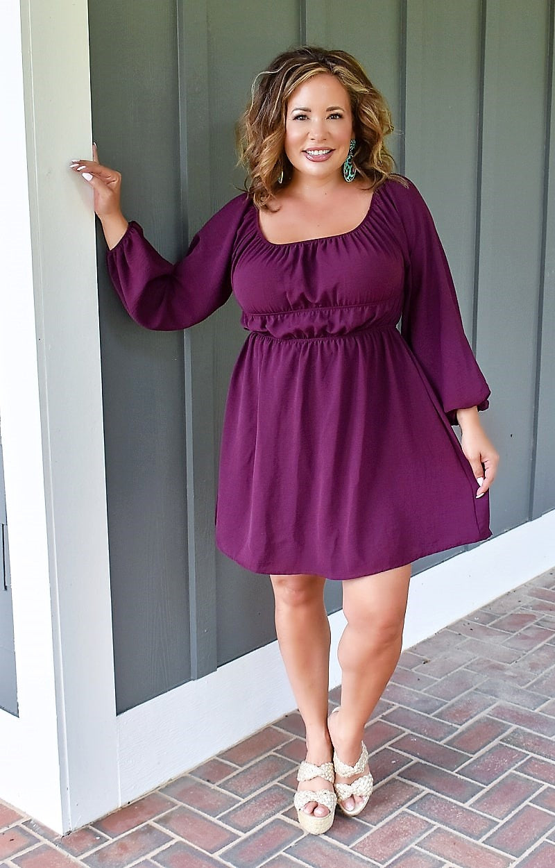 Load image into Gallery viewer, Perfect Days Dress - Plum